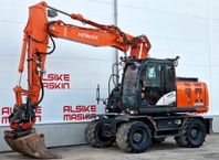 Hitachi ZX 170 W-6 Med vagn och grävsystem