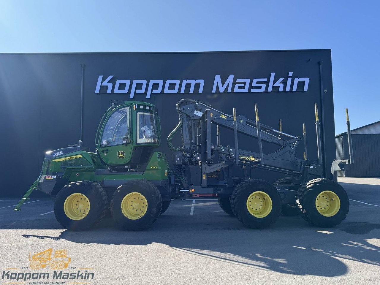 John Deere 1010G, 580h - Skotare