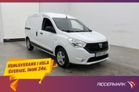 Dacia Dokker Express 1.3 130hk 2xDörr PDC Farthållare MOMS