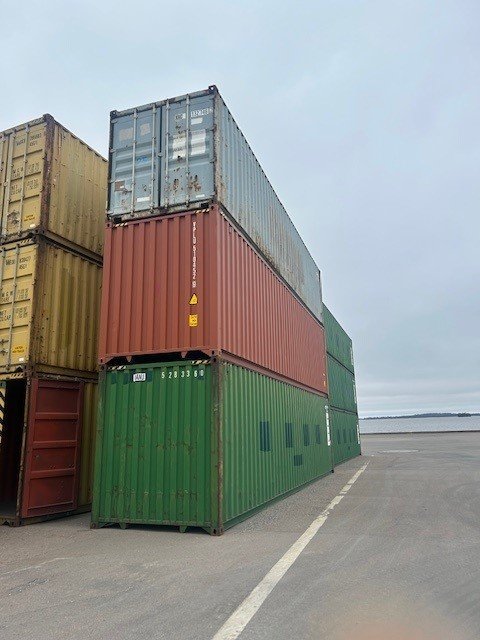 Begagnad 40-fots container