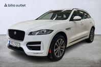 Jaguar F-Pace 20d AWD R-Sport B-kam Skinn Navi Elstolar