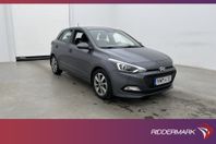 Hyundai i20 1.4 101hk Premium Rattvärme Sensorer Bluetooth