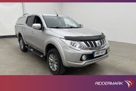Mitsubishi L200 Business 2.4 4WD D-Värm Drag Skinn Kåpa Moms