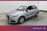 Audi A1 Sportback 1.4 TFSI 125hk Bluetooth Farthållare