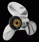 3-Bladig rostfri propeller till Mercury och Yamaha 70-130hk