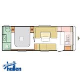 Adria Alpina 663 HT (Tandem/Mover/Hydrauliska stödben)