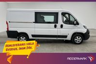 Fiat Ducato Dubbelhytt L2 M-Värmare Dragkrok B-Kamera 7-Sits