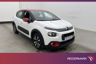 Citroën C3 1.2 VTi 82hk Feel Sensorer Låg-Årskatt 0.47 l/mil