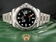 Rolex Explorer II 216570 42mm Svart Fullset Toppskick 2021