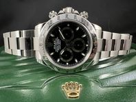 Rolex Cosmograph Daytona 116520 Svart Fullset Toppskick