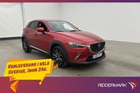Mazda CX-3 2.0 AWD 150hk Optimum BOSE HUD Skinn Kamera Navi