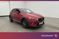 Mazda CX-3 2.0 AWD 150hk Optimum BOSE Skinn HUD Kamera Navi
