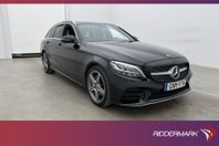 Mercedes-Benz C 200 d T AMG Pano Cockpit P-Värmare 360 Drag