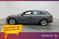 Audi A4 Avant 40 TDI 190hk Quattro S-Line Cockpit Värm Drag