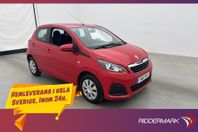 Peugeot 108 1.0 VTi 72hk Växelpaddlar 0.42l/mil Låg-Årsskatt