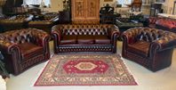 Engelsk Chesterfield soffgrupp