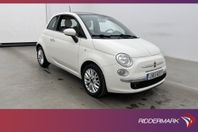 Fiat 500 1.2 8V 69hk Lounge Panorama 536kr Skatt 0,51L/mil