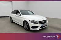 Mercedes-Benz C 220 T d 170hk AMG Panorama Skinn Dragkrok