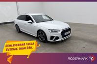 Audi A4 40 TDI Q S-Line Cockpit Värmare Dragkrok Kamera Navi