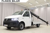 Volkswagen Transporter DSG 150HK 4M Flak HIAB Kran Momsbil