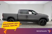 Dodge RAM Rebel Drag Pano Luft H/K Diff Skinn MOMS 1-Ägare