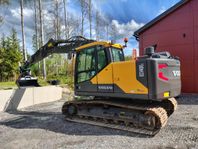 Volvo EC140EL 1050H med ny X18 S60 Grip