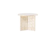VENTURE DESIGN SMÖGEN Soffbord Ø40 Beige