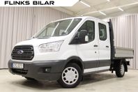 Ford Transit 350 170HK Dubbelhytt 6-Sits Drag Värmare Moms