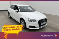 Audi A3 30 TFSI 116hk Proline P-Sensorer 0.50 l/mil