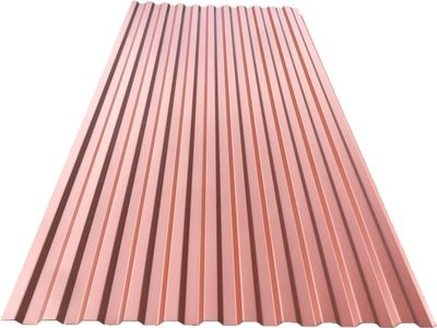 Takplåt TR/TP 20, 0,5 mm- Tegelröd, Lagervara 2-5 meter