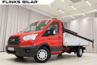 Ford Transit 350 130HK AWD Flak Kranbil Drag Värmare Moms