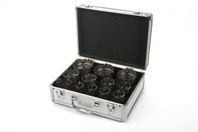 Hålsågssats HBM 19-75mm 13-delar - Hårdmetallskär Fäste 12mm