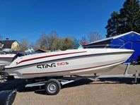 Sting 610 S Evinrude 115 E-tec  -16  Båtvagn