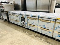 Grillkylbänk Coolpart 8 lådor 200x65 cm NY OANVÄND