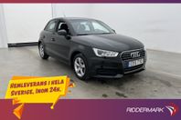 Audi A1 Sportback TFSI 125hk Bluetooth Låg-Skatt 0.51L/Mil