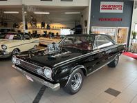 Plymouth Satellite Coupe. 486 HEMI med kompressor ! Mkt fin