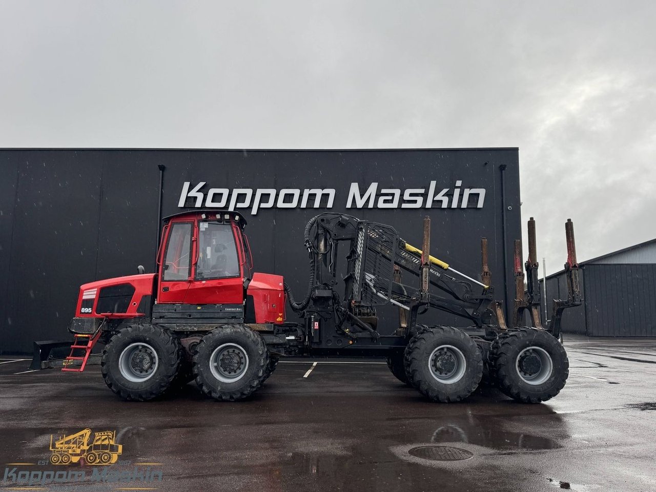 Komatsu 895, 9800h - Skotare