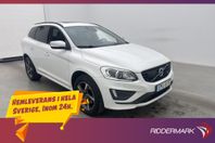 Volvo XC60 D4 AWD R-Design VOC Pano Värmare Skinn BLIS Drag