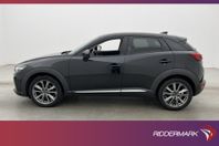 Mazda CX-3 2.0 SKYACTIV-G 120hk Navi B-Kamera Drag HUD PDC