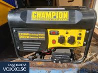 Elverk champion 3500w, elektrisk start "Nyskick"