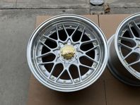18" Haxer RS2 Silver/pol 5x112 5x120 FRI FRAKT