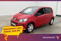 Volkswagen UP! 5-dörrar 75hk Bluetooth 0.44L/Mil Låg-Skatt