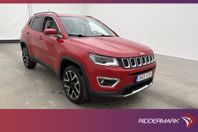 Jeep Compass 1.4 4WD 170hk LIMITED Pano Kamera Navi CarPlay