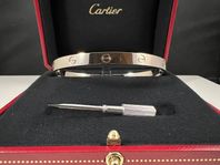 Cartier Lovebracelet 18K Vitguld 750/1000 21cm Nyskick