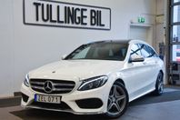 Mercedes-Benz C 220 d 9G 170HK AMG Läder Pano Burmester Drag