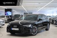 Audi A6 Avant 55 TFSI e Q S Line Svart Optik Drag Cockpit MO