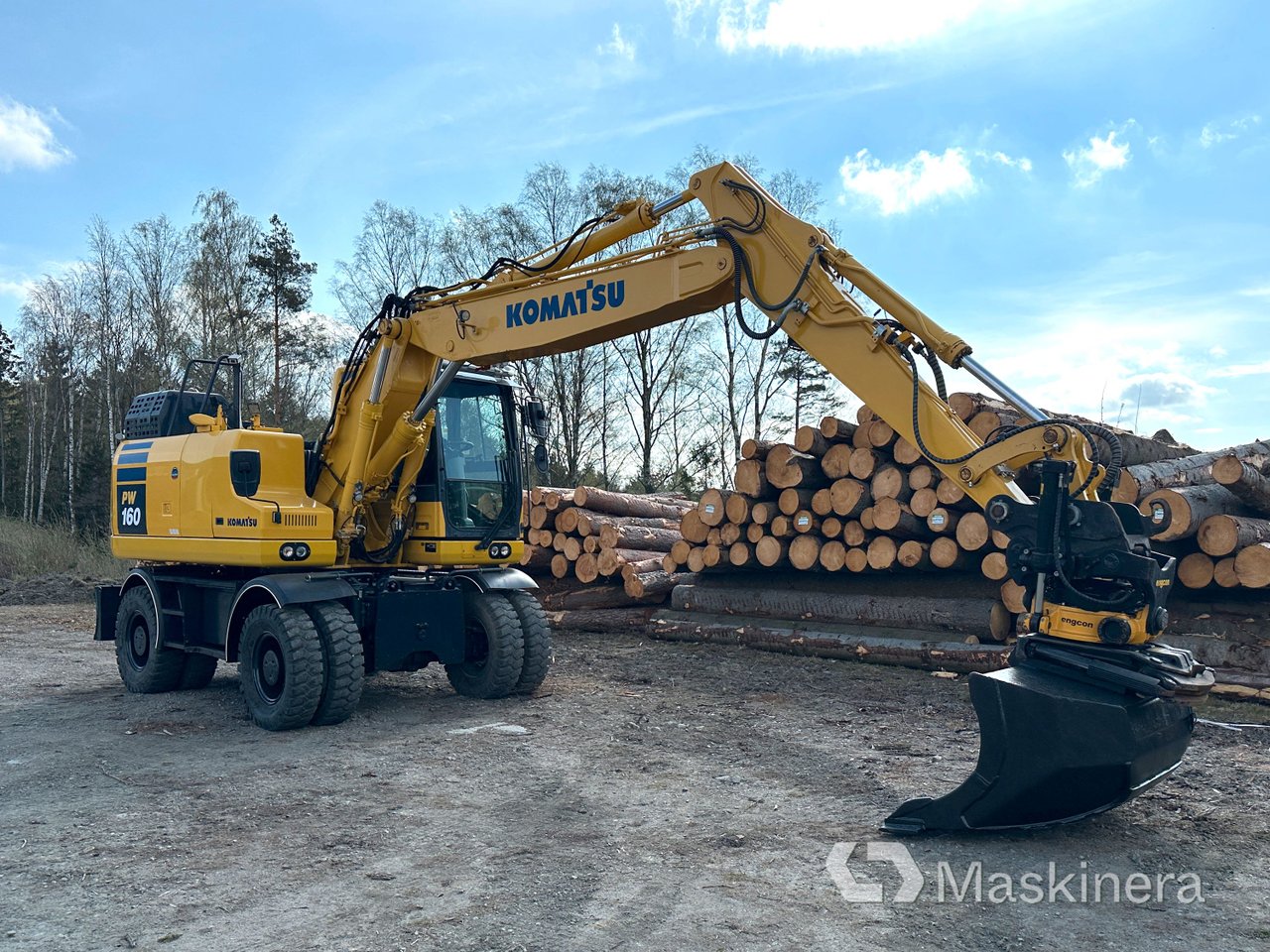 Hjulgrävare Komatsu PW160-11