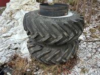 Dubbelmontage till tröska, Goodyear