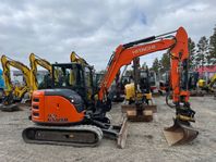 Minigrävare 6ton Hitachi ZX65 439000:-