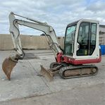 Takeuchi TB125 - Minigravemaskine / mini excavator 2,8 ton